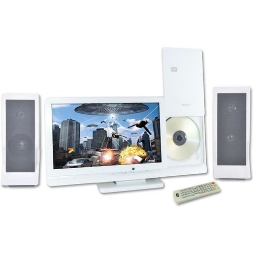 Chaîne Hifi - Inovalley - Ch43-dvd - Lecteur Dvd/cd - Écran 12" - 60w - Fm - USB 2.0 - Sd/mmc - AV