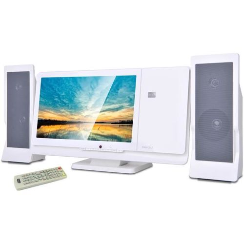 Chaîne Hifi - Inovalley - Ch43-dvd - Lecteur Dvd/cd - Écran 12" - 60w - Fm - USB 2.0 - Sd/mmc - AV