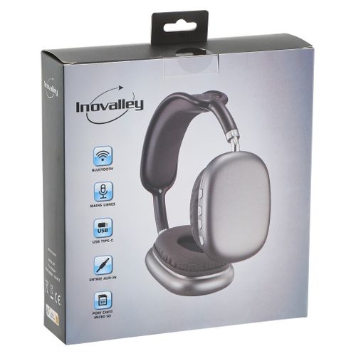 Casque bluetooth® INOVALLEY CAQ112BTH