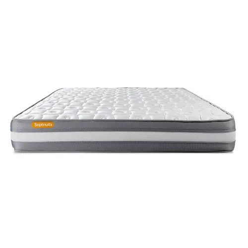Ensemble Matelas Mémoire De Forme 160x200 Memo Plus Ep:24cm - Sommier Blanc