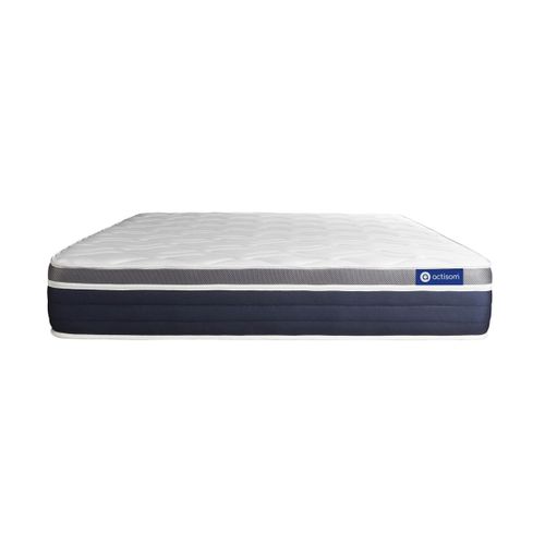 Matelas Ressorts Ensachés Et Mémoire De Forme 140x190 Actiflex Confort - Ep: 26cm - Confort Mi-ferme