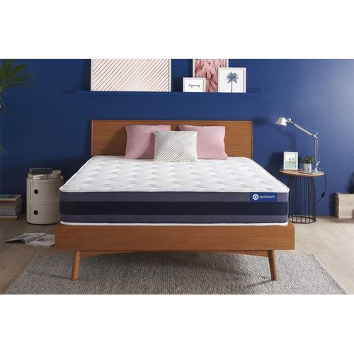 Matelas Ressorts Ensachés Et Mémoire De Forme 140x190 Actiflex Morpho - Ep: 24cm - Confort Equilibré