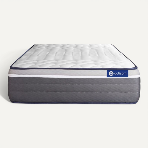 Matelas Ressorts Ensachés Et Mémoire De Forme 90x200 Actiflex Plus - Ep: 26cm - Confort Très Ferme