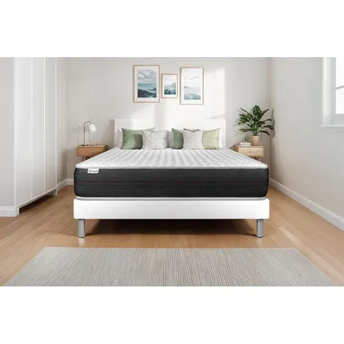 Matelas Ressorts Ensaches 180x200 VITALSPRING - Ep: 22cm - Confort Ferme
