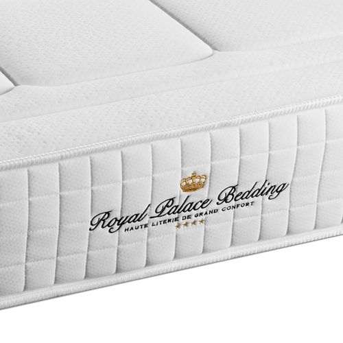 Ensemble Matelas à Mémoire De Forme Maxi Épaisseur Balmoral 160x200cm + 2 Oreillers + 1 Couette 260x