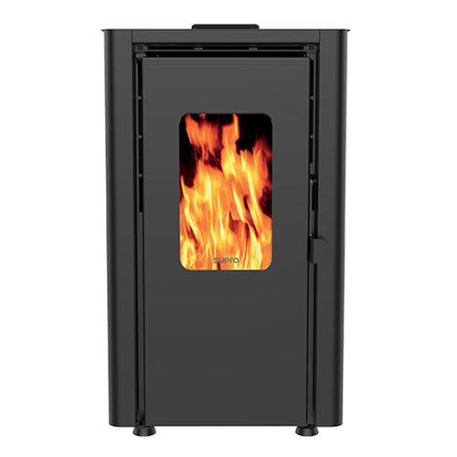 Poêle à Granulés De Bois 6.1kw Noir Orphee 6 Noir