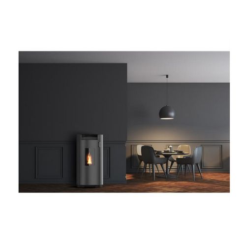 Poêle À Granulés De Bois 8kw Blanc - Odaya8blanc