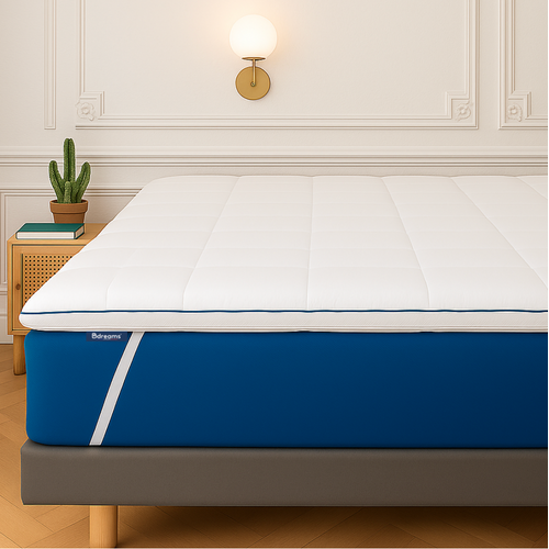 Surmatelas Moelleux 140x190cm - Qualité Hôtellerie - Fabriqué En France