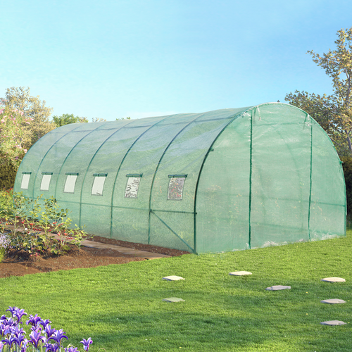 Serre Tunnel De Jardin 18m² Verte Gamme Maraîchère Crimée 6x3m