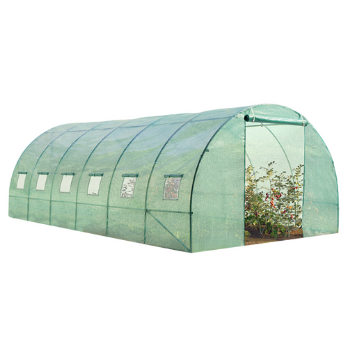 Serre Tunnel De Jardin 18m² Verte Gamme Maraîchère Crimée 6x3m
