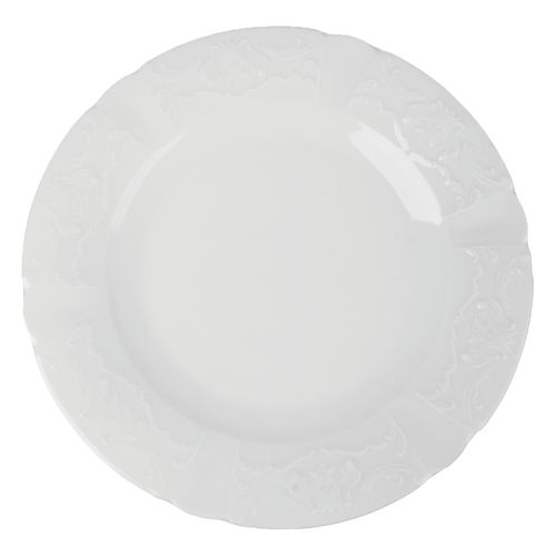 Assiette plate Ø 27 cm ULLIE Blanche vue de face