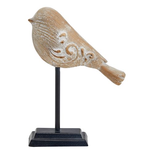 Statue sur pied H22 OISEAU Ivoire