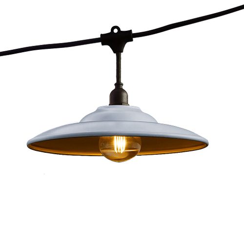 Guirlande Métal Bowl Galva 10 Ampoules E27 6m