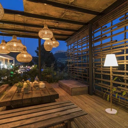 Lampadaire Solaire Standy Wood Solar H150cm
