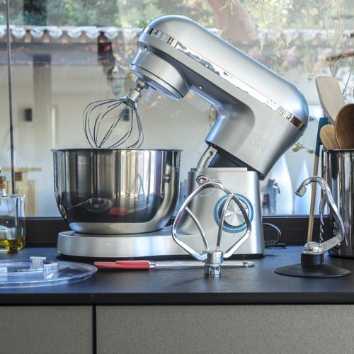 Robot Patissier Multifonction Viper Gris Acier 1500w