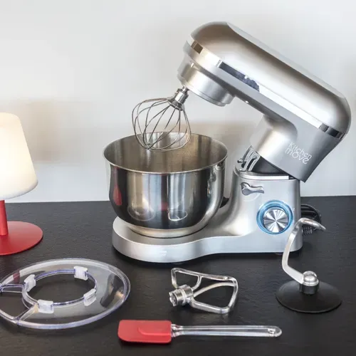 Robot Patissier Multifonction Viper Gris Acier 1500w