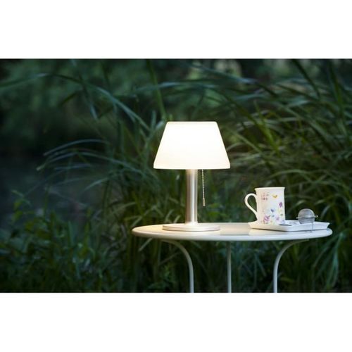 Lampe De Table Solaire G2 — 100 Lm, 3 Niveaux, Tube Inox
