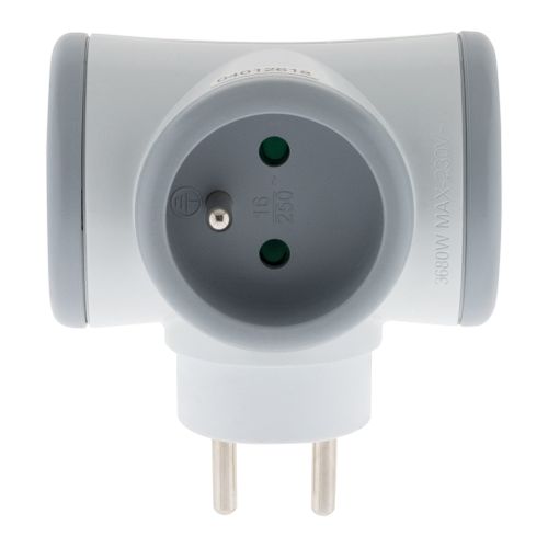 Trplite WATT&CO MPF3C-GR-CT grise vue 3/4