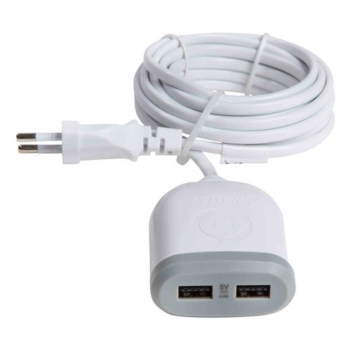 Rallonge 3M WATT&CO R220-USB-GR-CT vue de profil