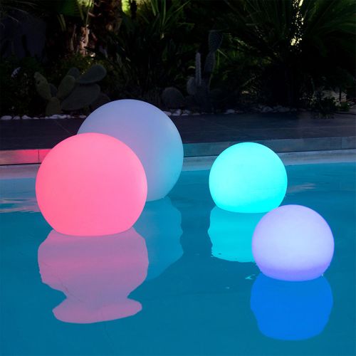 Boule Lumineuse Multicolore Rechargeable D\'extérieur D.50 cm - Bobby C50