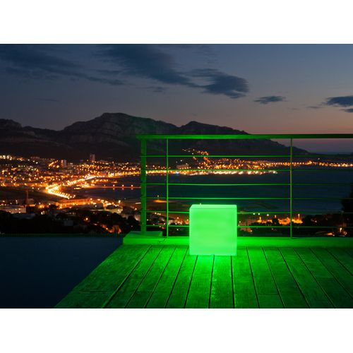 Cube Lumineux Multicolore Autonome 40 Cm.