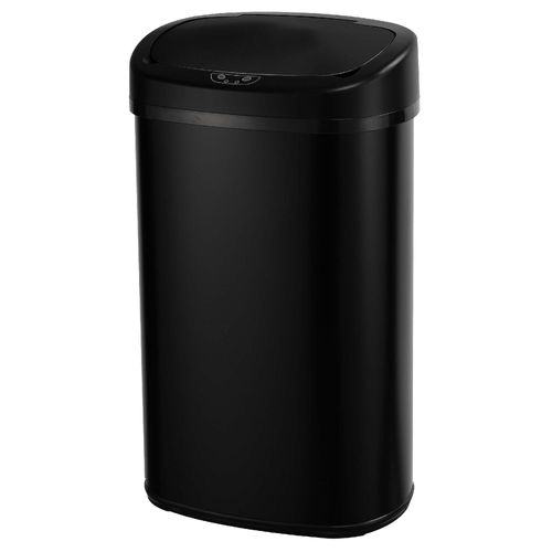 Poubelle Automatique Inox Majestic Noir 68l