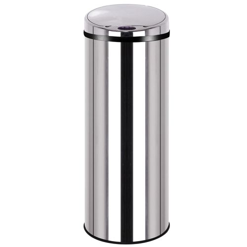 Poubelle Automatique Inox Artic Argent 50l