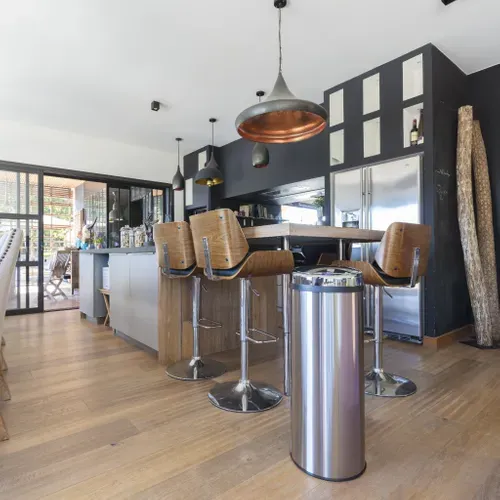 Poubelle Automatique Inox Artic Argent 50l