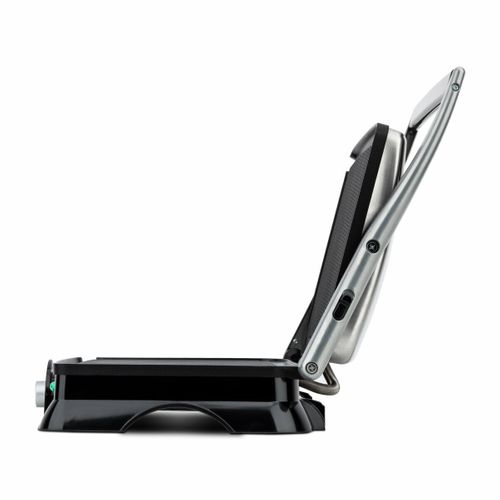 Grille-viande Electrique Plancha Grill Et Panini Noir Et Inox - Gr20