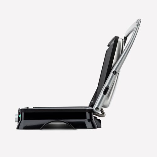 Grille-viande Electrique Plancha Grill Et Panini Noir Et Inox - Gr20