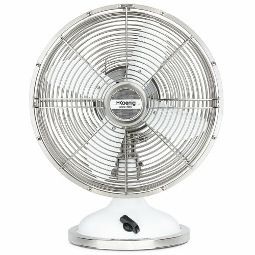 Ventilateur Design Metal - Joe50 Blanc