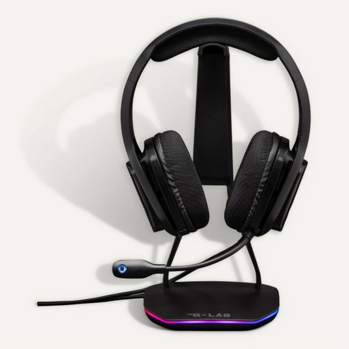 Pack gaming THE G-LAB Casque + Support vue de face