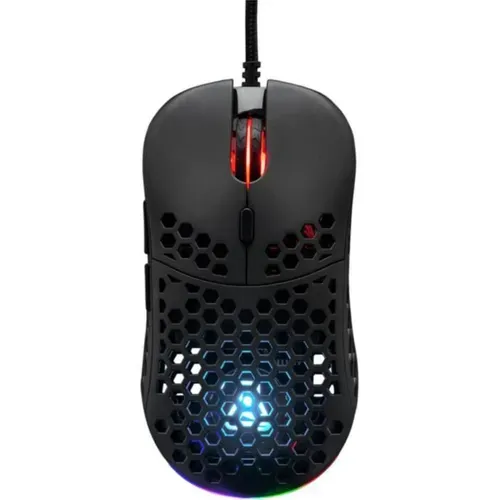 Souris Gaming Filaire Ultra-légère 12 800 Dpi Rgb Noire