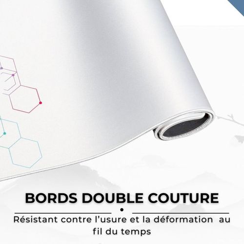 Pad Selenium XXL Tapis Souris Blanc 900×400 Mm - 4 Mm, Base Antidérapante