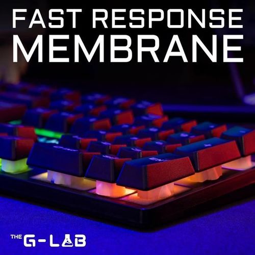 Clavier Gaming - Membrane Rgb - Keyz-caesium/fr - Fr Layout - 19 Touches Anti Ghosting