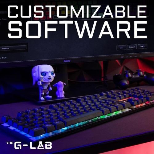 Clavier Gaming - Membrane Rgb - Keyz-caesium/fr - Fr Layout - 19 Touches Anti Ghosting
