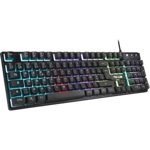 Clavier Gaming - Membrane Rgb - Keyz-caesium/fr - Fr Layout - 19 Touches Anti Ghosting