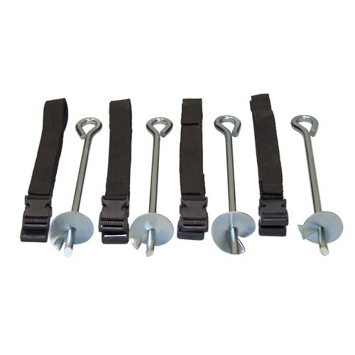 Kit Ancrage Trampoline - 4 Sardines Et Sangles Universelles