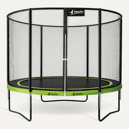 Trampoline De Jardin D. 300cm + Filet De Sécurité - Punchi 300 Vert