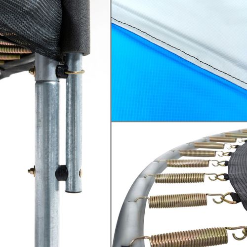 Trampoline Rond D.250cm Avec Filet, échelle, Bâche Et Kit Ancrage - Ralli 250