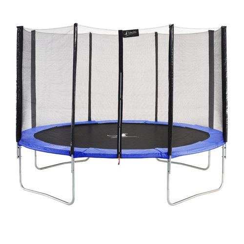 Trampoline Rond Bleu Ø430cm Avec Filet De Protection