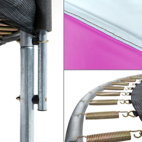 Trampoline Rond D. 430cm Avec Filet, échelle, Bâche Et Kit Ancrage - Ralli 430