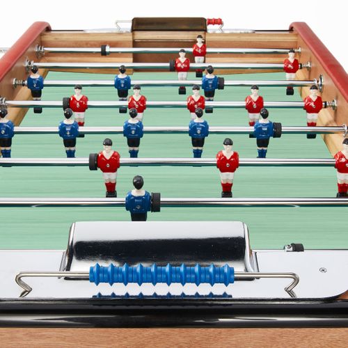 Baby-foot Adulte Luxe En Bois - Barres Télescopiques - 2 à 4 Joueurs