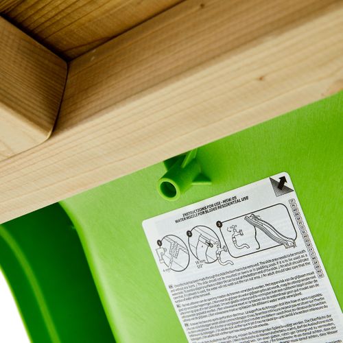 Maisonnette Enfant Extérieur En Bois Tinni Avec Plateforme Et Toboggan