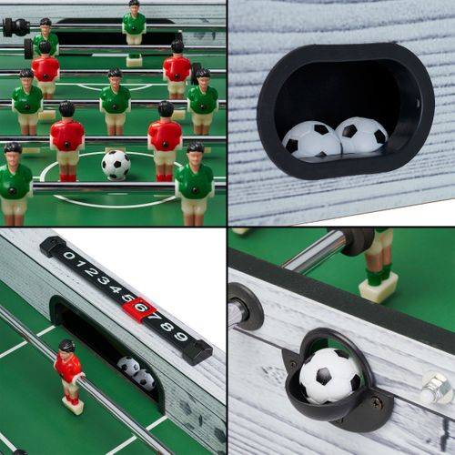 Table De Baby-foot D'intérieur Enfant - 22 Joueurs - 3 Balles Incluses