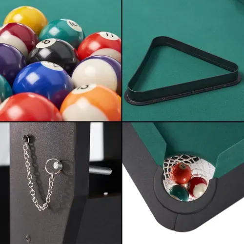 Billard Américain Pliable - 2 Joueurs - Compact Et Pratique