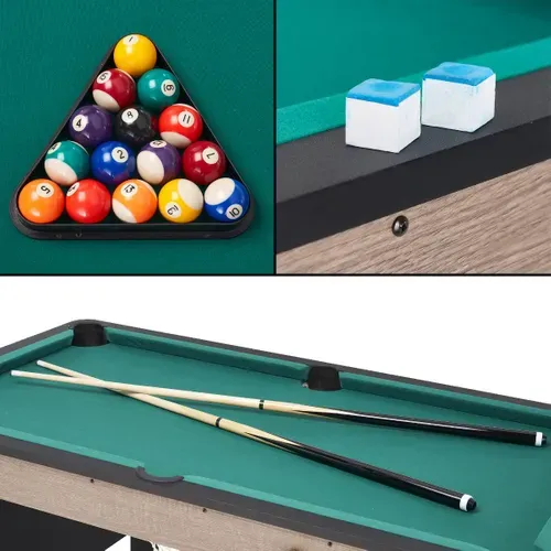 Billard Américain Pliable - 2 Joueurs - Compact Et Pratique