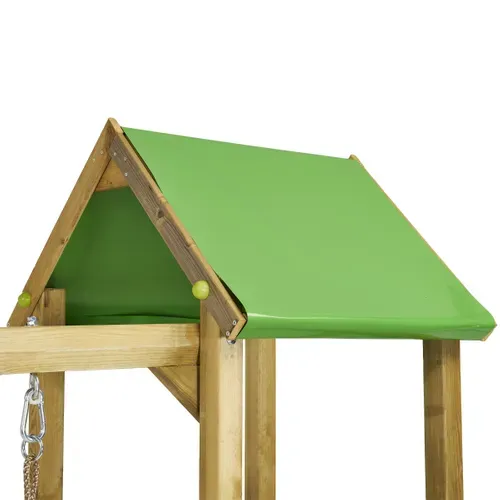 Aire De Jeux Bois Enfant : Plateforme 90 Cm Avec Toboggan Walli