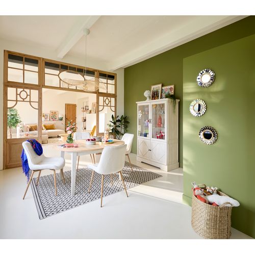 Vitrine COSTAL Imitation chêne clair vieilli