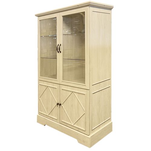 Vitrine COSTAL Imitation chêne clair vieilli